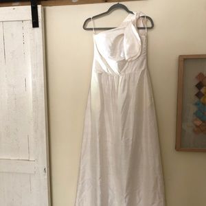 Lula Kate ivory silk full length gown!